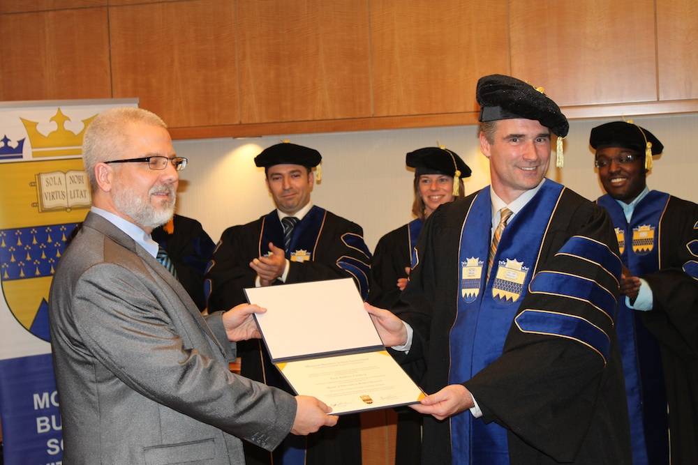 Terje Tonsberg Receives MPhil Business Research Diploma